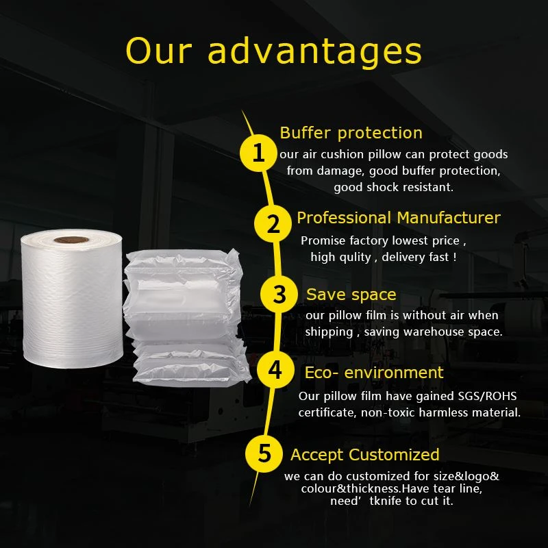 Our Air pillow film roll advantage